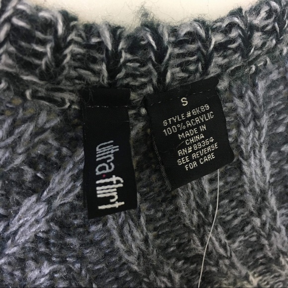 •HP• Ultra Flirt V-NeckLoose Knit Tunic Sweater S - Picture 5 of 5